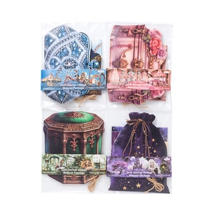 Retro MO-CARD Pandora's Box material paper pack for junk journal DIY with 15 vintage sheets