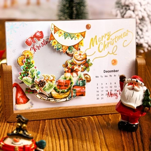Vintage Christmas PET Japanese Paper Sticker Book Decorative Christmas Promise Theme Scrapbooking Journaling Material Stickers
