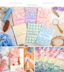 Λεπτομέρεια από ημιδιαφανές χαρτί scrapbooking με τρισδιάστατα σχέδια πεταλούδας