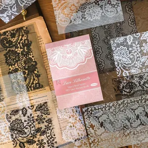 PET-kantstickers uit de Starry Sky Mist-serie voor scrapbooking en DIY-decoratie, 20 stuks