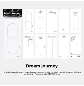 Détails des cartes de collage Dream Journey pour le scrapbooking et la décoration DIY