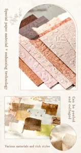 Vista macro de papel texturizado vintage con detalles en relieve y bordes rotos para diarios