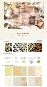 Vista macro de papel de scrapbooking vintage con patrones en relieve para decoración DIY