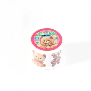 Infeelme Doll Paradise series masking tape with retro teddy bear colorful illustrations