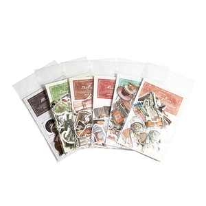 Pack de 50 pegatinas vintage de café y estilo retro para scrapbooking y decoración DIY