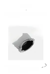 Internal structure of silver metallic baguette bag showing spacious main compartment