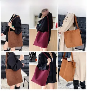 Collage of large capacity matte tote bags in brown and burgundy for commute styles