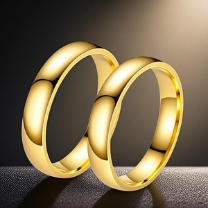 Bague Bande en Acier Titane Minimaliste pour Femmes Bague Unie en Acier Inoxydable Poli Bijoux Mode Cadeau de Mariage