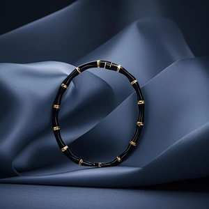 Stainless Steel Bamboo Bangle For Women Minimalist Enamel Buckle Bracelet Trendy Gold Plated Jewelry High Quality Fashion Accessory