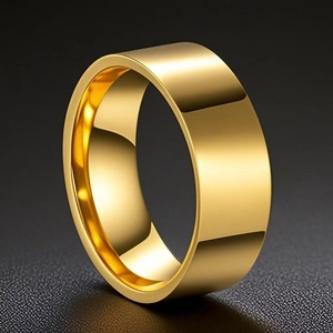 Minimalist Stainless Steel Band Ring For Men Women Simple Polished Plain Ring Fashion Jewelry Everyday Accessory Finger Ring