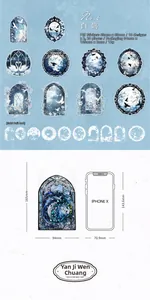 Detailed view of No.6 White Pigeon PET lace stickers with gold stamping for journaling