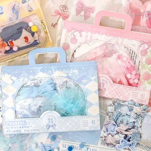 Kit déco DIY pour sac Ita avec rubans et dentelle pour collage créatif