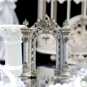Vintage Baroque Pure White Poetry Series Collage Cards Laser Cut Hollow Out Paper Borders For Scrapbooking DIY Journal Decor