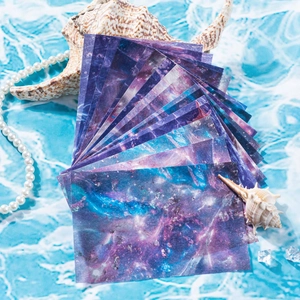 Retro Waterrimpel Scrapbooking Materiaal Papier Pack Lichtgewicht En Doorschijnend Papier Voor DIY Journal Decoratief Knutselpapier