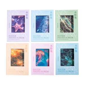 Water Photo Album serie decoratief papier set met 6 kleurrijke thema's en texturen