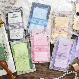 Vintage-Scrapbooking-Papierset mit 6 floralen Themen für DIY-Journal-Dekoration