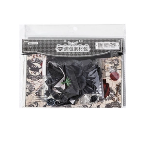 Gothic stijl DIY materiaal kit voor Ita tas decoratie met donkere accessoires