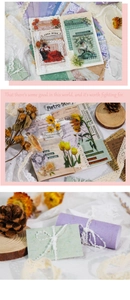 Detalle macro de papel de scrapbooking vintage con motivos florais y retratos