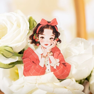 Adesivo PET Il Mio Pomeriggio Ragazza Romantica Tea Party Trasparente Impermeabile Scrapbooking Adesivi Decorativi Estetici
