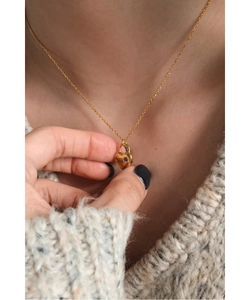 Collier médaillon cœur en argent 925 avec pierre bleue et gravure personnalisée