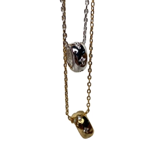 Collier avec pendentif ovale étoile lune en argent 925 et oxydes de zirconium