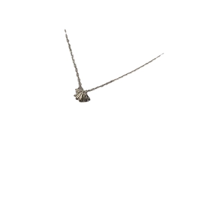 Collier minimaliste en argent sterling 925 avec pendentif coquillage délicat pour femme