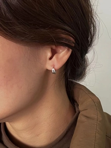 Elegante 925 Sterling Silber Tropfenohrringe für Damen mit minimalistischer U-Form