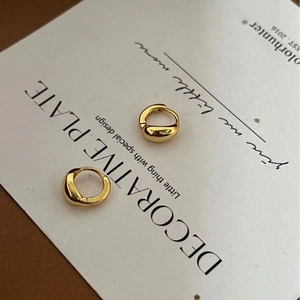 Minimalistische 925 Sterlingsilber Geometrische U-förmige Ohrringe Für Damen Koreanischer Stil Gold Silber Wassertropfen Ohrschmuck