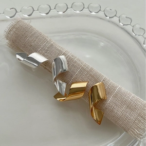 Polished 925 sterling silver twisted wide hoop earrings in gold and silver finishes
