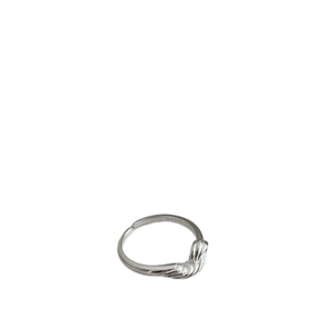 Bague ouverte ajustable en argent sterling 925 au design de vigne entrelacée