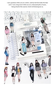 Anime-Mädchen PET-Aufkleber auf Tastatur und Notizbuch für DIY-Journal-Deko