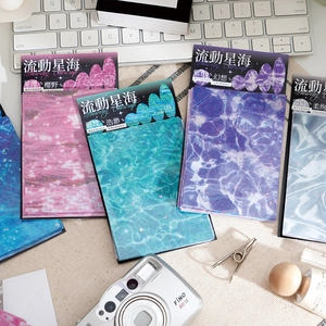 Sparkling water ripple scrapbooking paper set in pink blue purple and grey shades