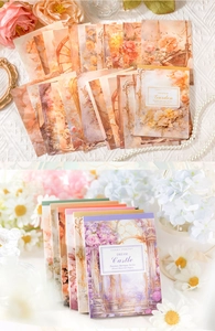 Baroque style decorative paper with Shimmer Garden and Dream Castle vintage designs
