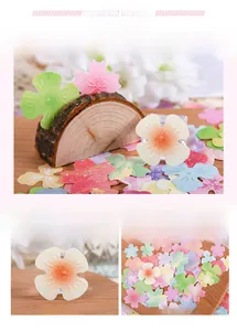 Close-up of 3D textured specialty paper flower petals for scrapbooking and DIY crafts