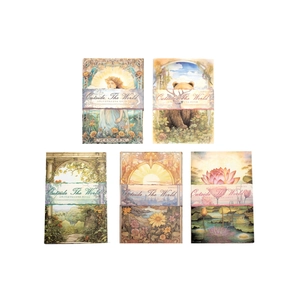 Vintage Outside The World Scrapbooking Papier Set Wald und Hirsch Motive mit 30 Blatt
