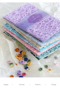 Spitzen-Hohlmaterialpapier und Kartenset für DIY Scrapbooking Deko in verschiedenen Farben
