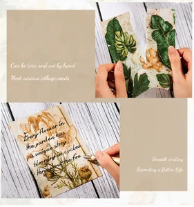 Macro detail of vintage floral decorative scrapbooking paper with botanical patterns