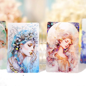 Ark Riverside Series Elf Characters Fantasy Decorative Cards Sheets For DIY Scrapbooking Hand Account Collage Background