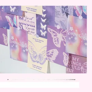 Macro detail of dreamscape aesthetic butterfly posters for wall decoration