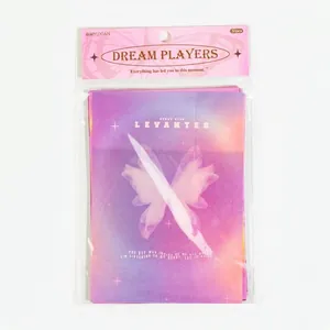 Dream Players Stray Kids 30pcs aesthetic decorative paper set with purple butterfly design