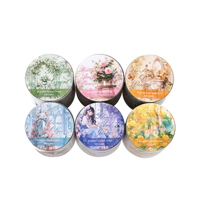 Mo-Card Beautiful Garden Series matte PET tape set with six vintage floral themes