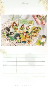 Close-up of Weekend Girl PET stickers showing cute fashion illustrations for journaling