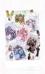 Set di 30 adesivi PET Dopamine Girl per decorazione di scrapbooking e diario fai-da-te