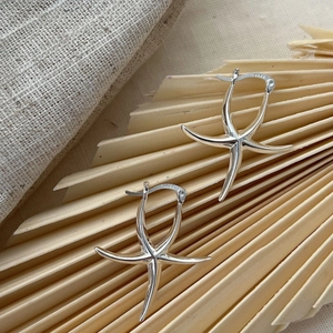 S925 Sterling Silver Starfish Stud Earrings Minimalist Ins Style Smooth Sea Star Earrings For Women Fine Jewelry Gift