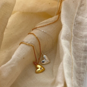 Collier Pendentif Cœur Irrégulier en Argent Sterling 925 Avec Gravure d Étoile Strass Bijoux Élégants pour Femme