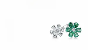 Detail specifications of S925 sterling silver ring with flower-shaped zircon and 4g weight