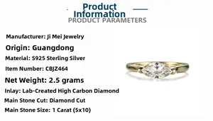 Marquise cut 1 carat mint green moissanite ring in 925 sterling silver detailed specs