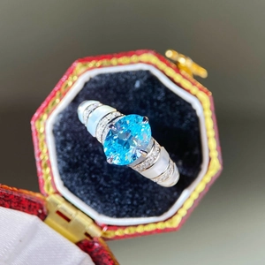 Bague En Argent Sterling 925 Avec Pierre Précieuse Ovale Nacre Et Zircone Bijoux De Mode Pour Femmes