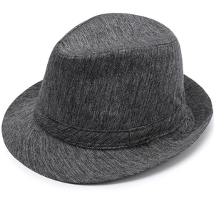 British Retro Herringbone Fedora Hat For Men Women Summer Breathable Sun Protection Jazz Hat Outdoor Beach Trilby Cap