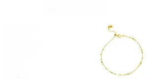 Detail of S925 sterling silver beaded bracelet with heart pendant weighing 1.6g